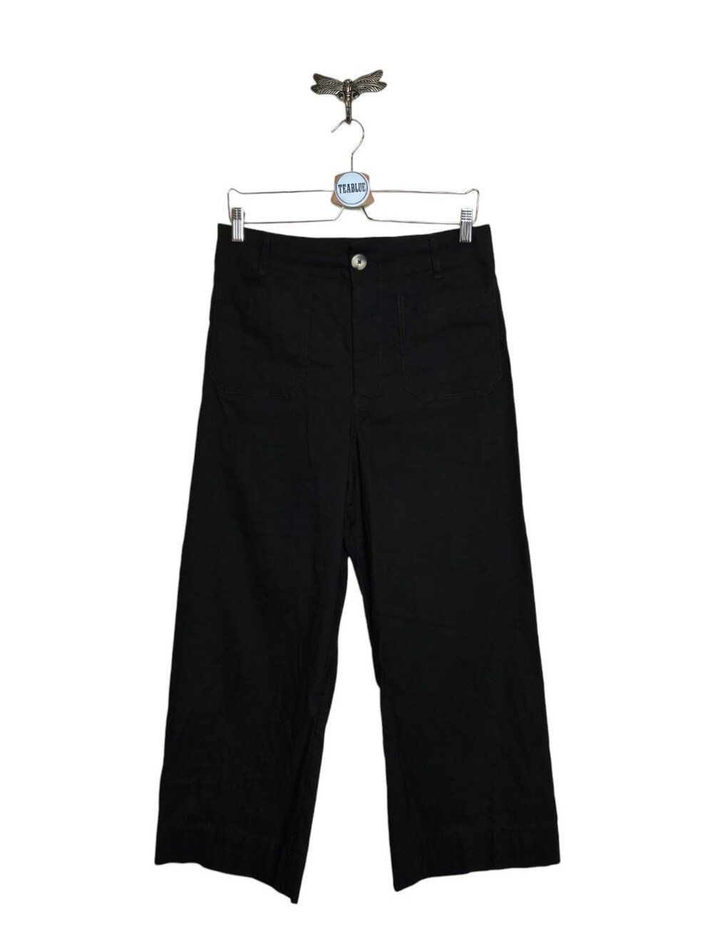 Maeve Colette High-Rise Wide-Leg Pants in Magic Fabric 31 Coastal - Picture 2 of 13